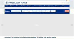 Desktop Screenshot of inmobiliarianunez.com